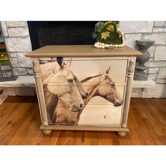 Decoupage Paper | Sepia Horses | MINT by Michelle | A3 or A1