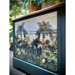 Decoupage Paper | The Tropics | MINT by Michelle | A3 or A1 | Jungle Furniture, Furniture Decoupage, Tropical Decoupage Paper