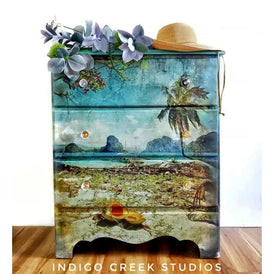 Decoupage Paper | Tropical Beach | MINT by Michelle | A3 or 