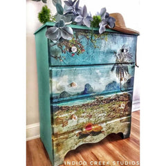 Decoupage Paper | Tropical Beach | MINT by Michelle | A3 or 