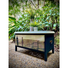 Decoupage Paper | Walking | MINT by Michelle | A3 or A1 | Furniture Decoupage, Decorative Paper, For Furniture