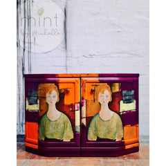 Decoupage Paper | Woman in a Green Top | MINT by Michelle | A3 or A1