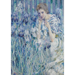 Decoupage Paper | Woman with Irises | MINT by Michelle | A3 or A1