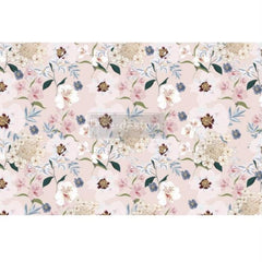 Decoupage Tissue Paper - Blush Floral | Redesign With Prima 
