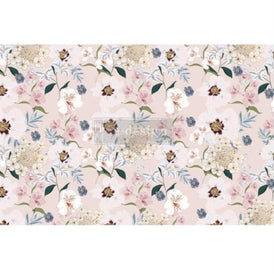 Decoupage Tissue Paper - Blush Floral | Redesign With Prima 