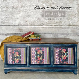 CeCe Lovely Stitches Decoupage Tissue Paper by Redesign With Prima | 19” x 30”