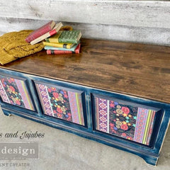 CeCe Lovely Stitches Decoupage Tissue Paper by Redesign With Prima | 19” x 30”
