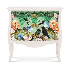 Decoupage Tissue Paper | CeCe Retro Garden | Redesign With Prima | 19.5” x 30” | Vintage Floral Decoupage Paper, Flower Decoupage Napkin
