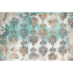 Decoupage Tissue Paper, Patina Flourish, Redesign With Prima, Blue Decoupage Paper, Floral Decoupage Napkins