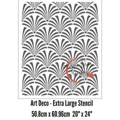 Extra Large Stencil | Art Deco Arches | Aussie Decor 
