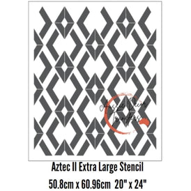 Extra Large Stencil | Aztec 2 | Aussie Decor Transfers | 20 