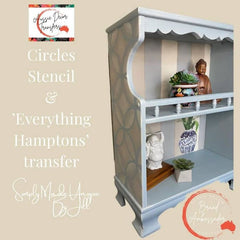 Extra Large Stencil - Circles | Aussie Decor Transfers | 20 