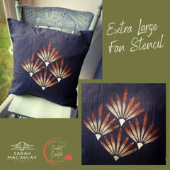 Extra Large Stencil | Fan | Aussie Decor Transfers | 20 x 24