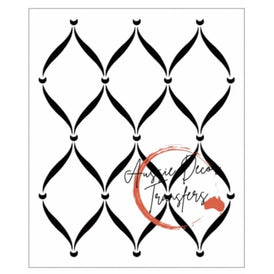 Extra Large Stencil | Intertwined | Aussie Decor Transfers |