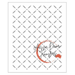 Extra Large Stencil | Lattice | Aussie Decor Transfers | 20 