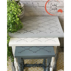 Extra Large Stencil | Moroccan Grid | Aussie Decor Transfers