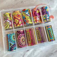 Foils | Aztec Candy | Aussie Wonderfoil | Aussie Decor Transfers | 4cm x 100cm