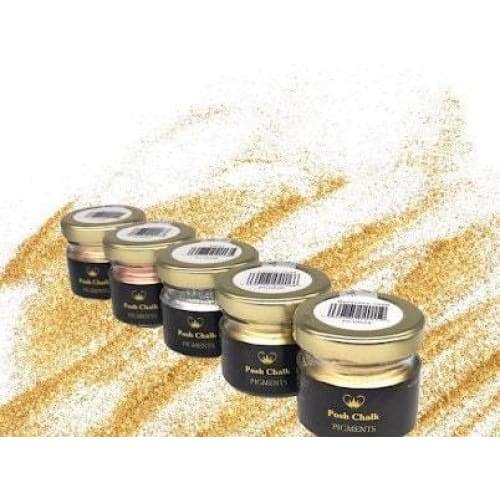 Gold Pigment | Pale Gold | Posh Chalk | 30g | Gold Paint, Metallic Pigment, Pigment Powder, Mica Powder Gold