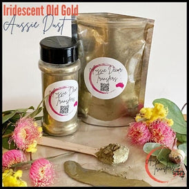 Mica Powder | Old Gold | Aussie Dust | Aussie Decor Transfers | 50g/30g | Gold Mica Powder, Gold Paint, Metallic Pigment, Metallic Gold