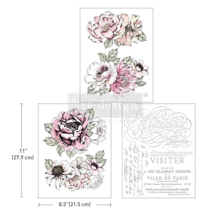 Desert Rose Middy Transfer by Redesign With Prima | 8.5” x 11”
