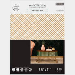 NEW Middy Decor Transfer | Golden Art Deco | Redesign With 