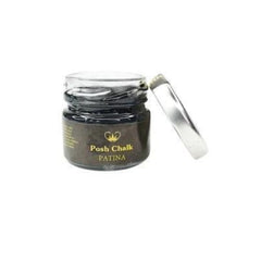Metallic Wax | Black | Posh Chalk Patina | 30ml | Black Wax, Shading Wax, Gilding Wax, Furniture Wax