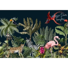 Poster Print | Jungle Safari | Aussie Decor Transfers | MED or LGE