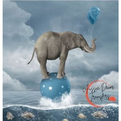 Poster Print | Light as an Elephant | Aussie Decor Transfers | MED or LGE