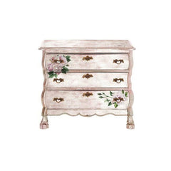 Prima Transfer - Delicate Roses | Redesign With Prima | 6” x 12” | Pink Flower Decals - Floral Furniture Transfers