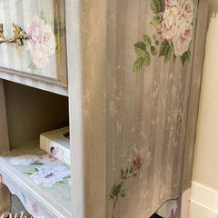 Prima Transfer - Delicate Roses | Redesign With Prima | 6” x 12” | Pink Flower Decals - Floral Furniture Transfers
