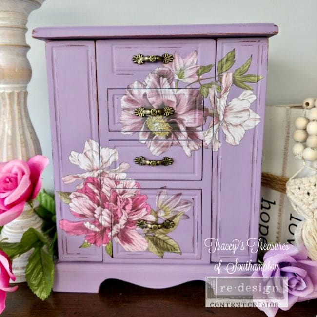 Small Decor Transfer | Dreamy Florals | Redesign With Prima