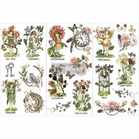 NEW Prima Transfer | Flower Children | Redesign With Prima | 6” x 12”