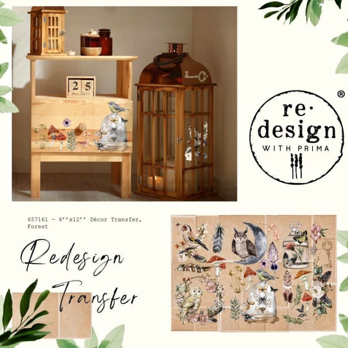 NEW Prima Transfer | Forest | Redesign With Prima | 6” x 12”