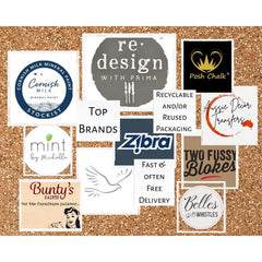 Indigo | Redesign With Prima | 6” x 12” | Blue Floral Transfer, Furniture Transfers, Floral Furniture, Blue Flower Decals