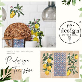 NEW Prima Transfer | Lemon Tree | Redesign With Prima | 6” x 12”