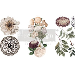 Natural Flora | Redesign With Prima | 6” x 12” | Floral Furniture, Furniture Transfers, Flower Decal, Small Transfers, For Furniture