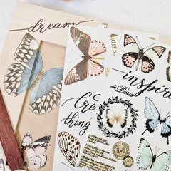 Prima Transfer | Papillon Collection | Redesign With Prima  | Blue Butterfly Transfer, Yellow Butterfly Decal, Butterfly Wall Art, Print
