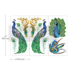Small Decor Transfer | Peacock Paradise | Redesign
