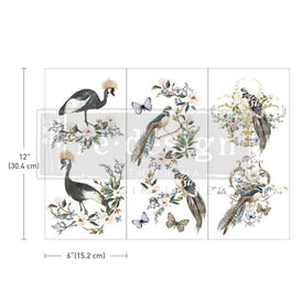 Small Decor Transfer | Rare Birds | Redesign With Prima | 6”