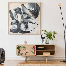 Tropical Birds | Redesign With Prima | 6” x 12” | Furniture Transfers, Parrot Transfer, Toucan Decal, Bird Transfers, Small Transfers