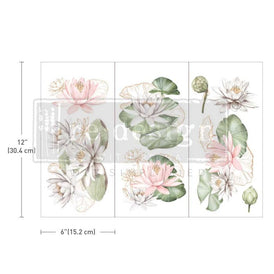 Small Decor Transfer | Water Lillies | Redesign With Prima |