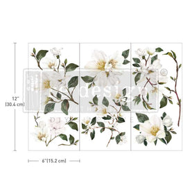 Small Decor Transfer | White Magnolia | Redesign With Prima
