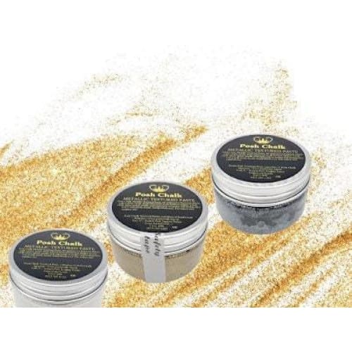 Smooth Metallic Paste | Red Alizarin | Posh Chalk | 170g | Posh Chalk Paste, Stencil Paste