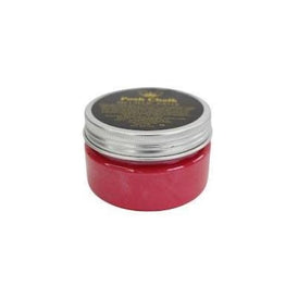 Smooth Metallic Paste | Red Medium Cadmium | Posh Chalk | 170g | Posh Chalk Paste, Stencil Paste